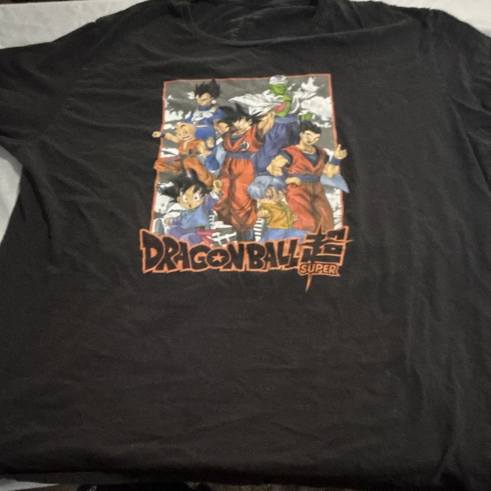 Toei Animation Dragon Ball Super Black Graphic T-Shirt Anime Manga Size 3XL